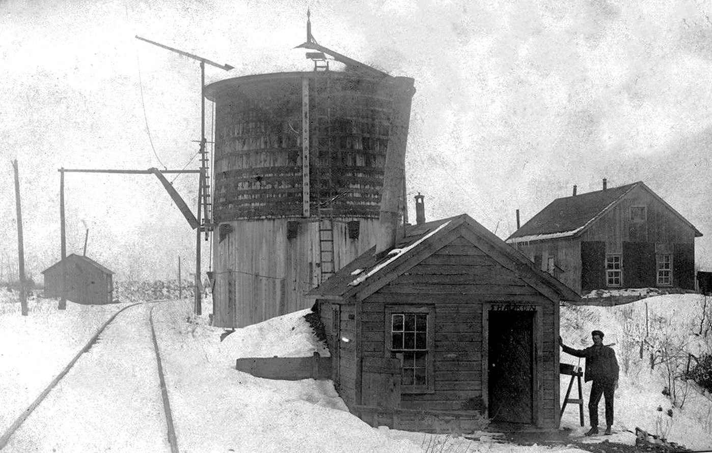 PM Sharon depot and water tower